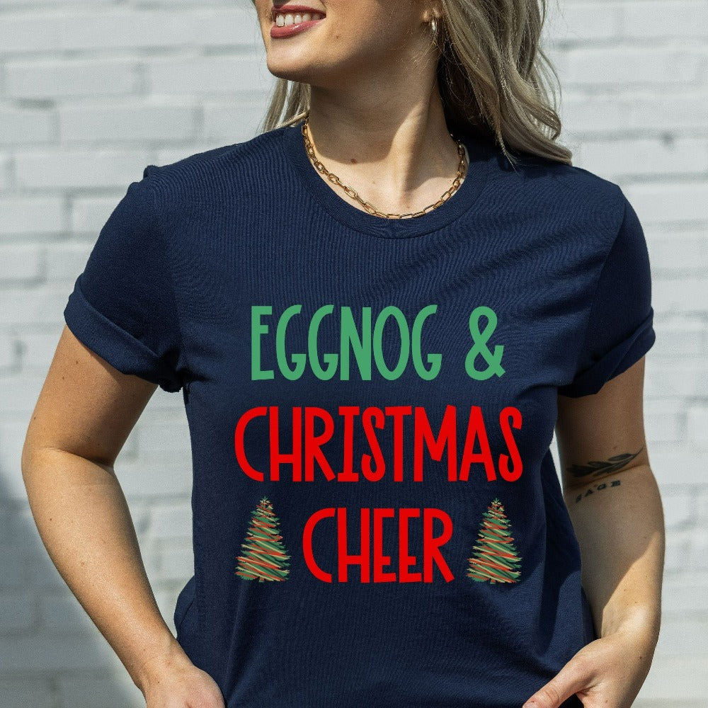 Funny Christmas Shirts for Women, Christmas Cheer T-shirt, Xmas Couple Tees, Christmas Apparel, Grandma Xmas Present, Holiday TShirt Mom Daughter Sister