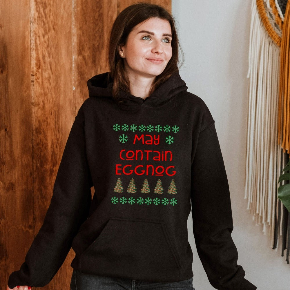 Funny Christmas Sweatshirt, Christmas Eggnog Shirt, Family Christmas Vacation Sweatshirts, Festive Holiday Sweater, Holiday Apparel