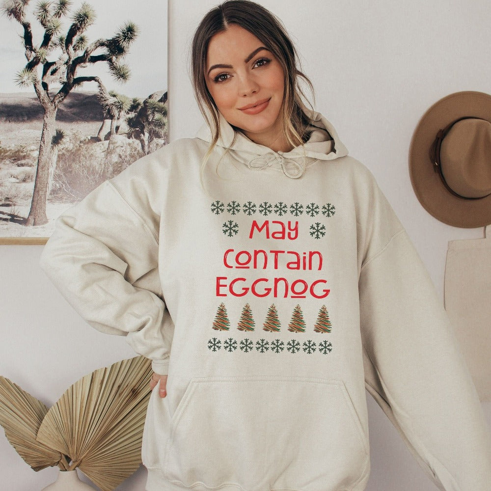 Funny Christmas Sweatshirt, Christmas Eggnog Shirt, Family Christmas Vacation Sweatshirts, Festive Holiday Sweater, Holiday Apparel