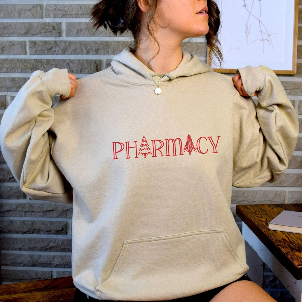 Funny Pharmacy Christmas Sweater, Christmas Pharmacy Shirt, Matching Pharmacist Christmas Party Outfit, Merry Christmas Sweatshirts, Pharmacy Xmas Gift