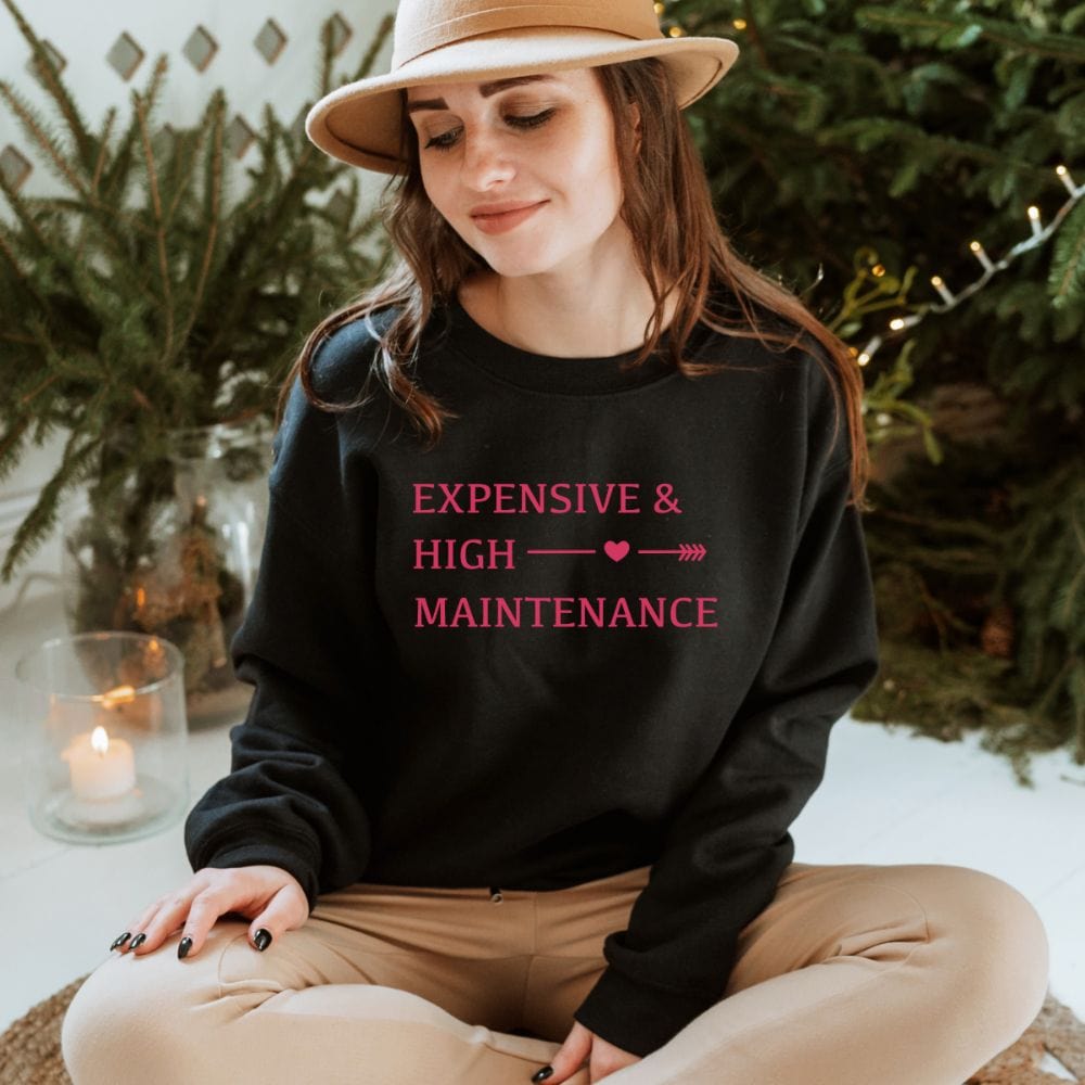 black sweatshirt outfit