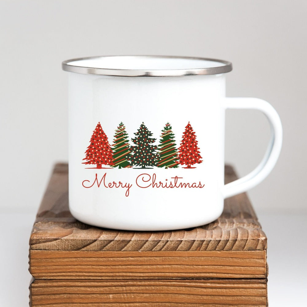 Christmas Mug, Gift for Christmas Holiday, Merry Christmas Tree Coffee Mug, Teacher Christmas Cup Ideas, Appreciation Xmas Gift for Favorite Teacher