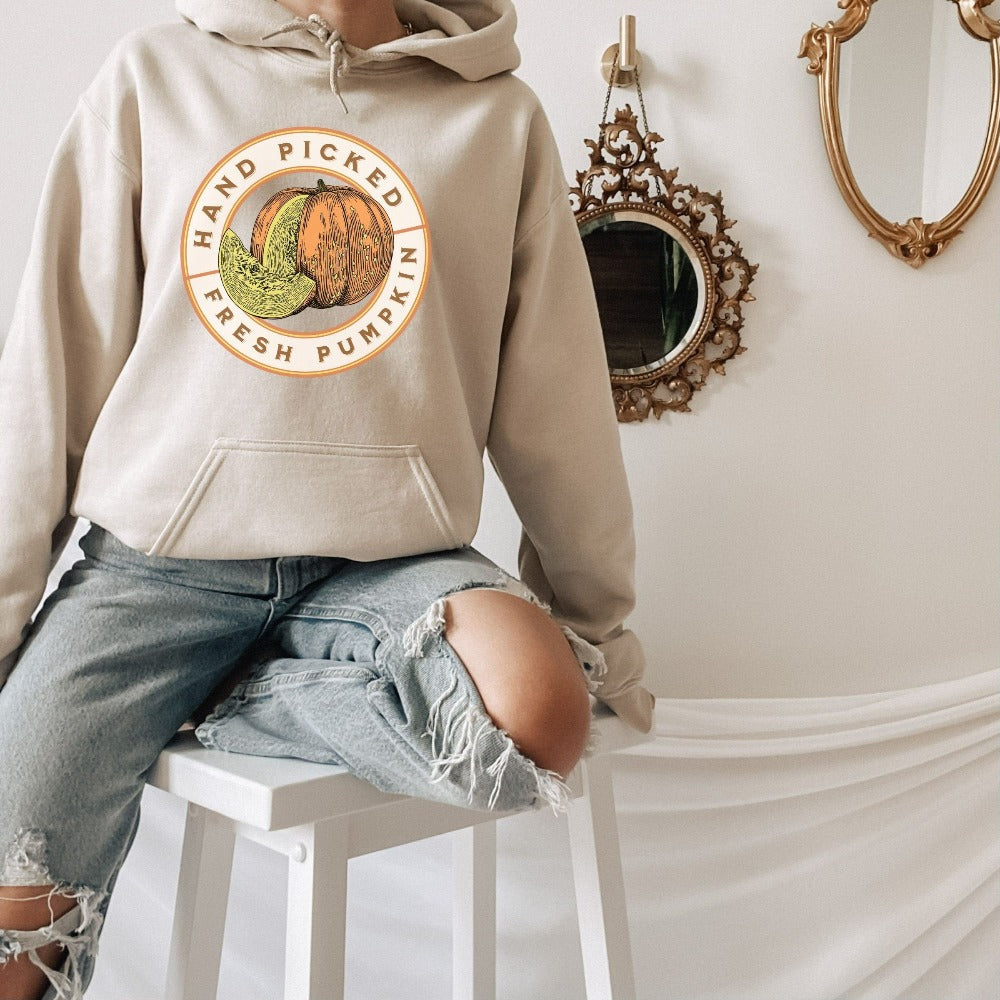 Pumpkin Spice Season Fall Sweatshirt. Ready for pumpkin harvests, bonfires, adorable gifts, hayrides, family thanksgiving reunions, vibrant autumn colors, Halloween and all things cozy? Grab this super adorable shirt perfect for the holiday season's activities.