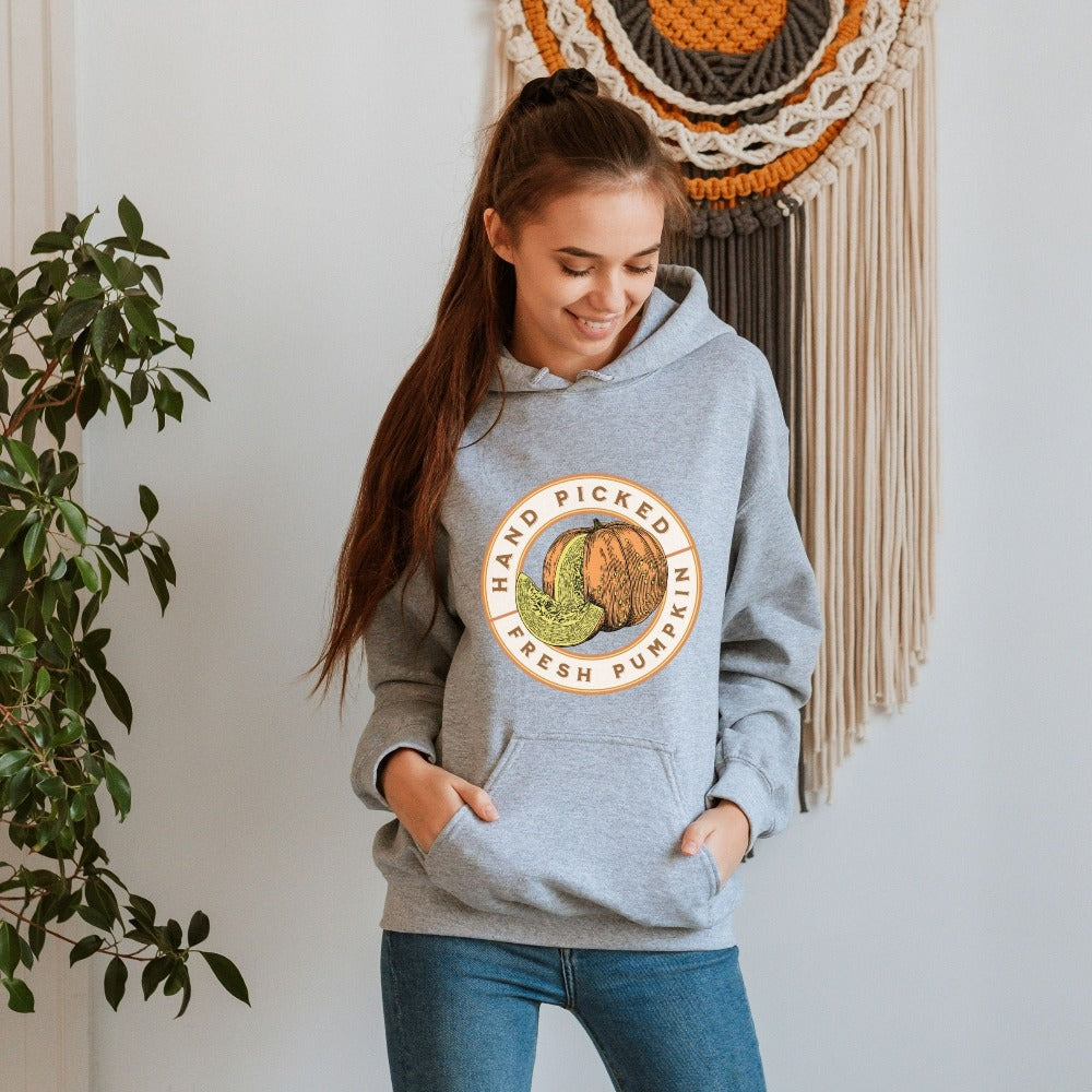 Pumpkin Spice Season Fall Sweatshirt. Ready for pumpkin harvests, bonfires, adorable gifts, hayrides, family thanksgiving reunions, vibrant autumn colors, Halloween and all things cozy? Grab this super adorable shirt perfect for the holiday season's activities.