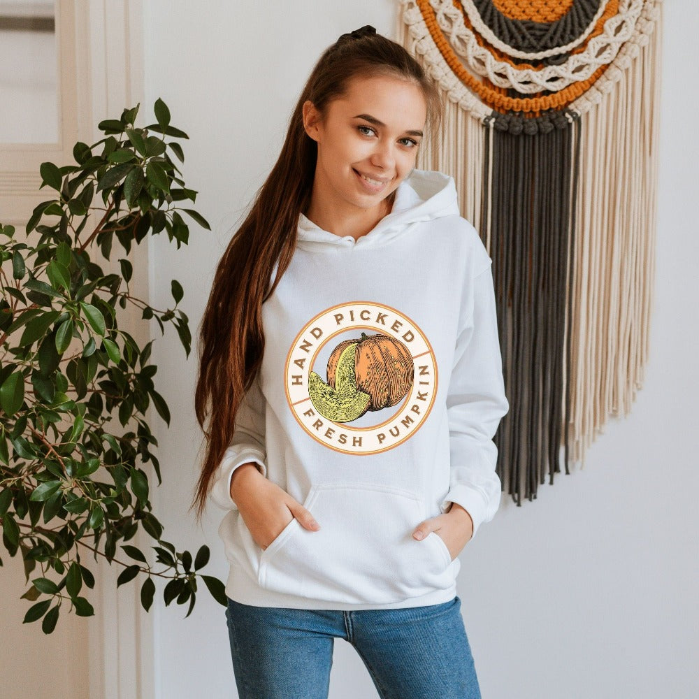 Pumpkin Spice Season Fall Sweatshirt. Ready for pumpkin harvests, bonfires, adorable gifts, hayrides, family thanksgiving reunions, vibrant autumn colors, Halloween and all things cozy? Grab this super adorable shirt perfect for the holiday season's activities.