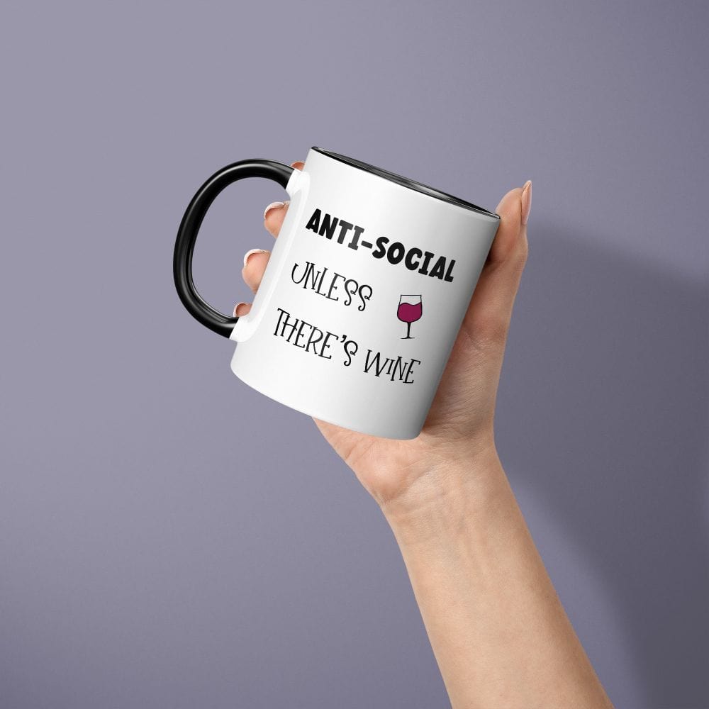 We all love some funny and sarcastic quotes! This ironic anti-social mug is a great gift idea for anti-social women like your mom, wife, and a friend. A cute mug for those who likes to stay at home and distancing. A must have mug of a tea or coffee lover.