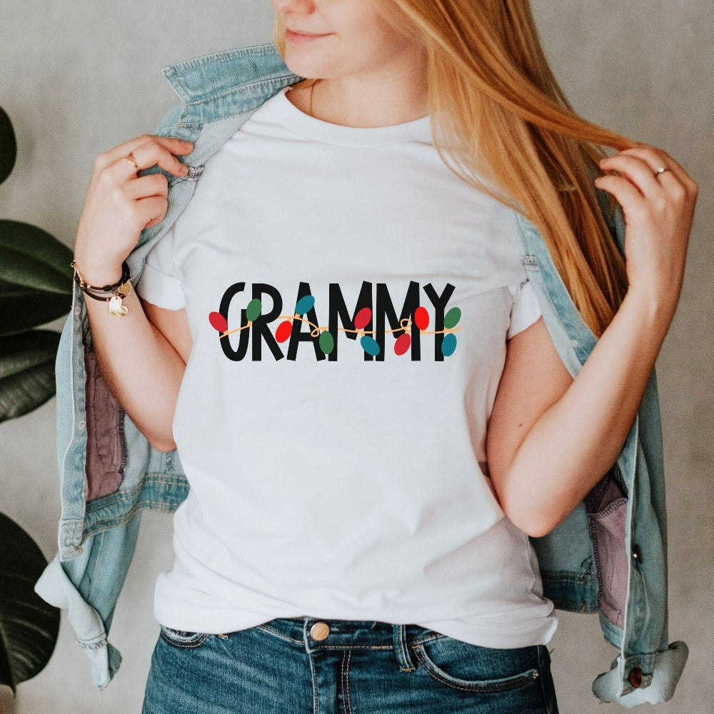 Grandma Christmas Shirt, Merry Christmas Gift, Family Holiday Shirts, Xmas Present for Grammy, Nana Christmas Vacation Gift Ideas