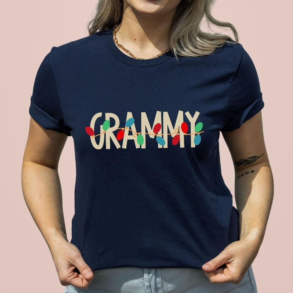 Grandma Christmas Shirt, Merry Christmas Gift, Family Holiday Shirts, Xmas Present for Grammy, Nana Christmas Vacation Gift Ideas