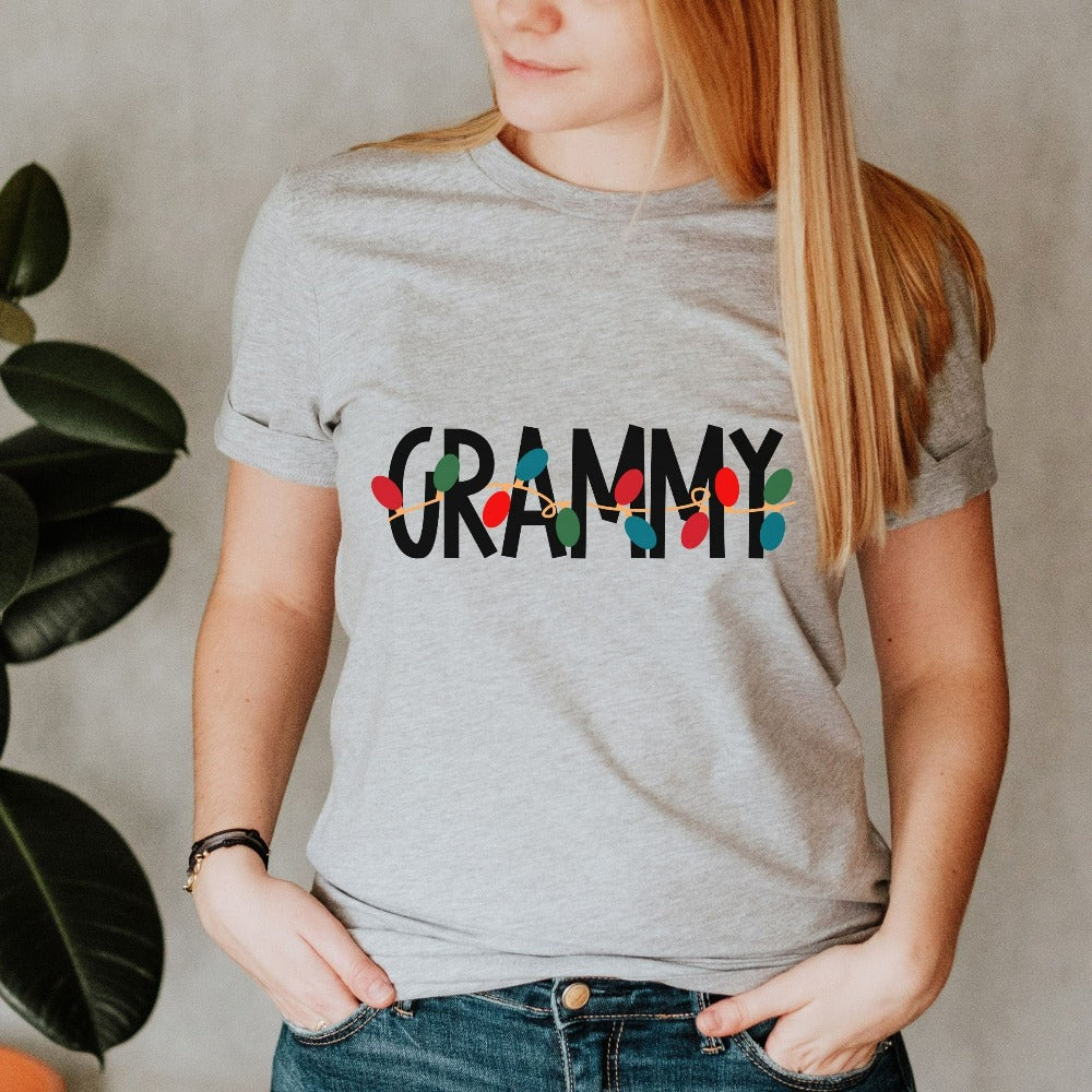 Grandma Christmas Shirt, Merry Christmas Gift, Family Holiday Shirts, Xmas Present for Grammy, Nana Christmas Vacation Gift Ideas