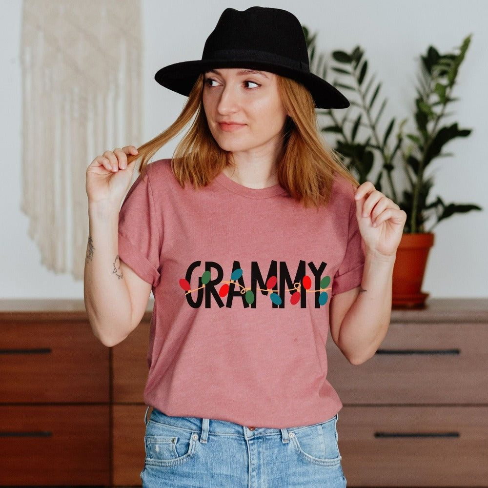 Grandma Christmas Shirt, Merry Christmas Gift, Family Holiday Shirts, Xmas Present for Grammy, Nana Christmas Vacation Gift Ideas