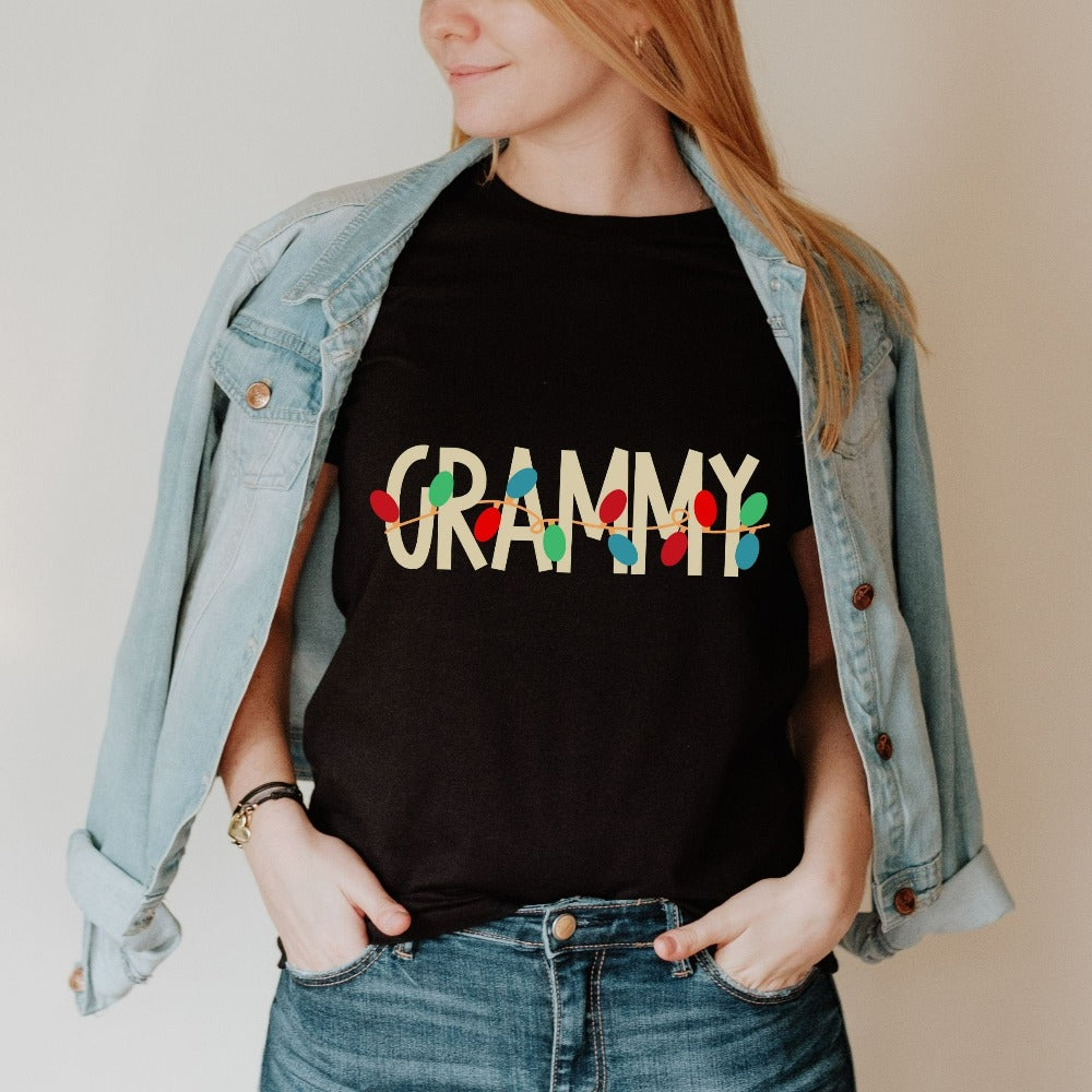 Grandma Christmas Shirt, Merry Christmas Gift, Family Holiday Shirts, Xmas Present for Grammy, Nana Christmas Vacation Gift Ideas