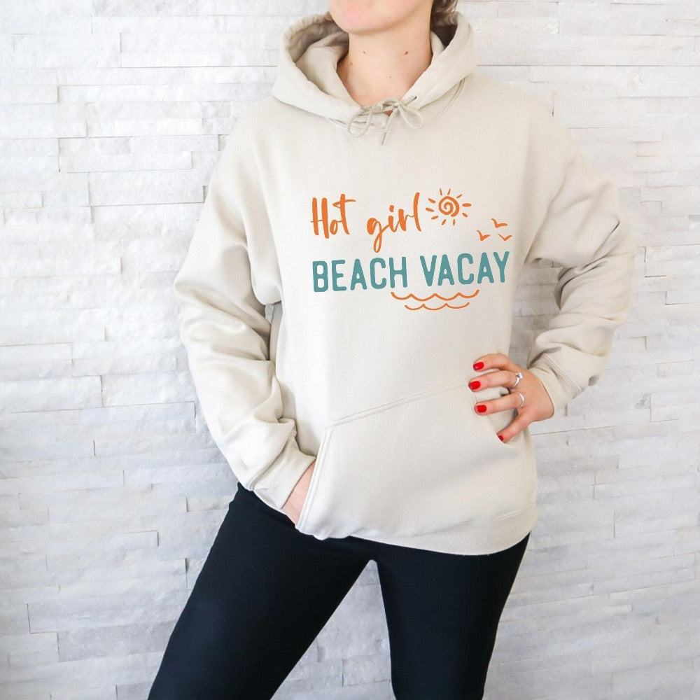 Beach vacay vibes! This cute design is a perfect outfit or souvenir for your next cruise vacation. Printed to last, this vibrant holiday apparel is great for girls trip, sorority retreat, mom daughter mother in law trip, family travel adventures. Great gift for her, spouse wife, girlfriend or best friend.
