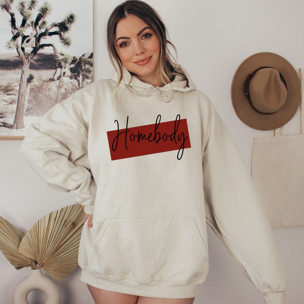 This hoodie is a great introvert gift idea for those who likes at home and distancing. A homebody hoodie for anti social person like your mother, wife, daughter, husband, and sister. Perfect on people who thinks that staying at home is a happy day.