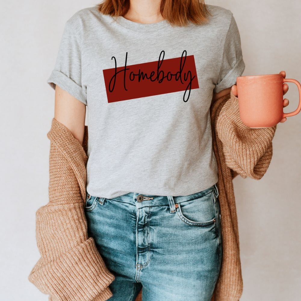 This t-shirt is a great introvert gift idea for those who likes at home and distancing. A homebody shirt for anti social person like your mother, wife, daughter, husband, and sister. Perfect on people who thinks that staying at home is a happy day.