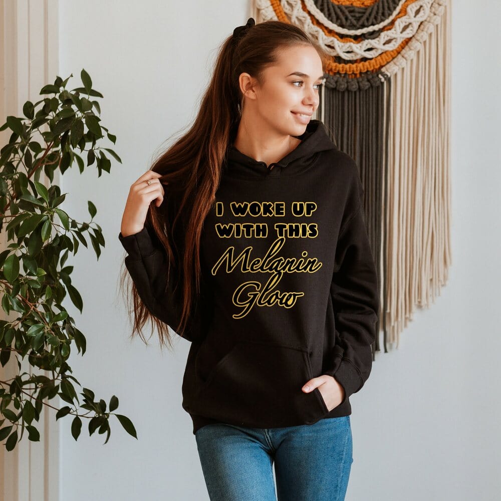 This Black Queen Hoodie portrays women empowerment, empowering young women, and self-worth. Grab this black woman sweatshirt, strong black women's shirt, gift shirt, black power shirt, and black girl gift for your loved ones.