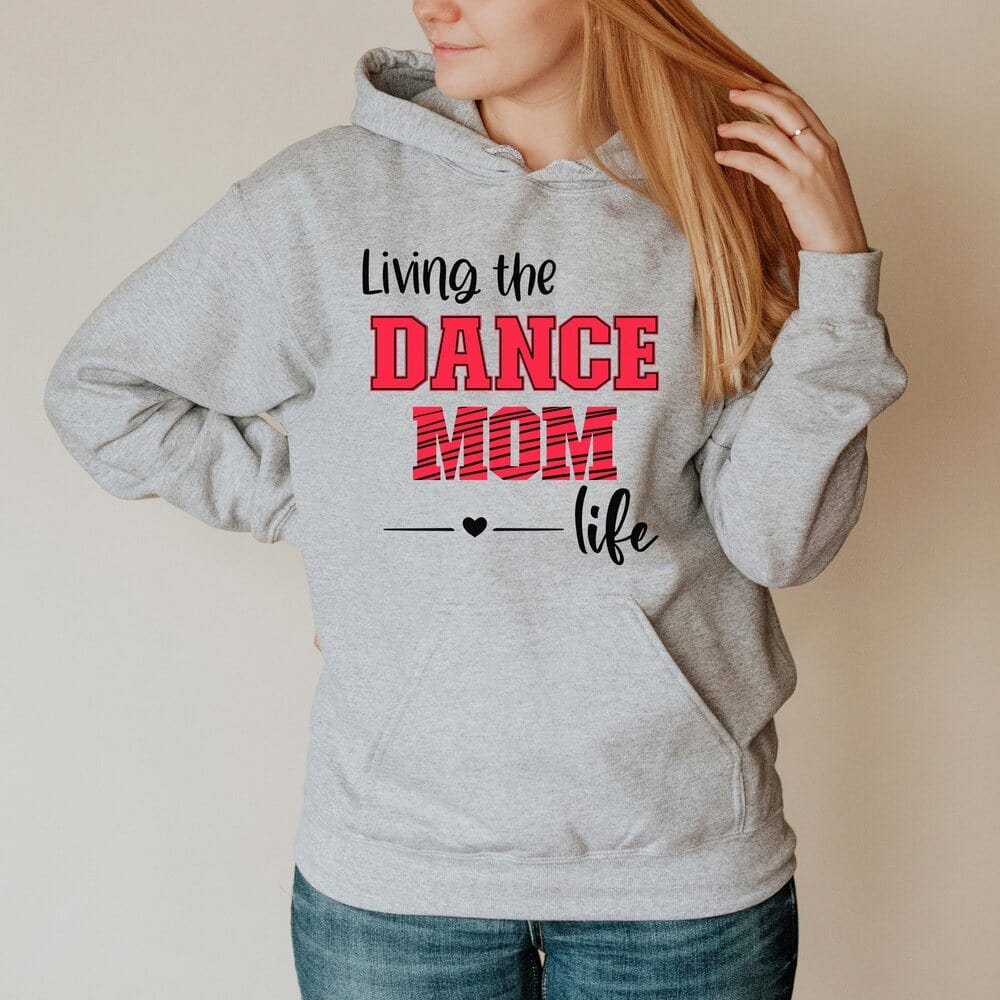 The style of our dance recital mom outfit has striking print colors and is perfectly combined to give it a more girlish, modish, chic look. Every dance mama will love wearing it all day long because of its pleasant, warm, and cozy fabric. Mom Life Competition Tee
