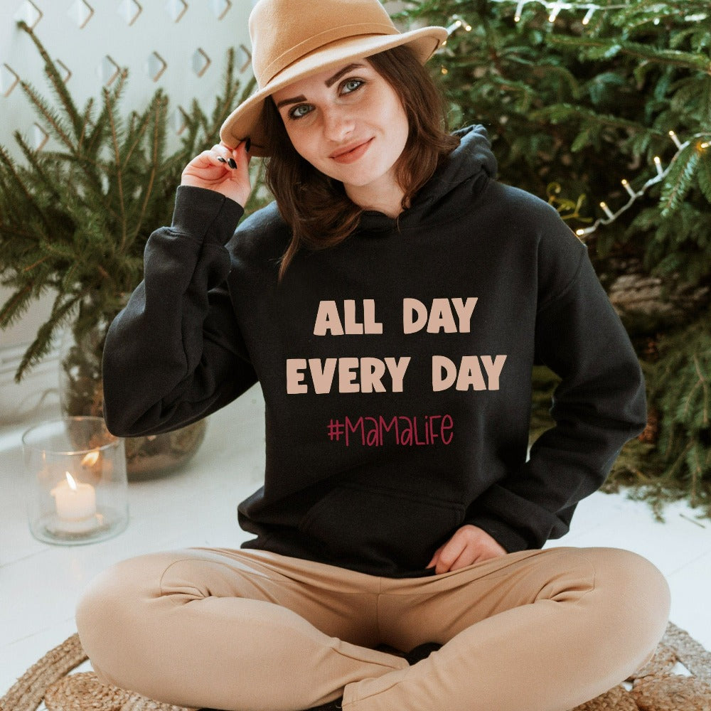 Get this chuckle mama life hoodie for your mom, mama, mumsy, stepmom or grandmother. A perfect gift idea for all the mothers on occasions like Mother's Day, Birthday and Christmas. A funny hoodie for a daily or weekend errands. 