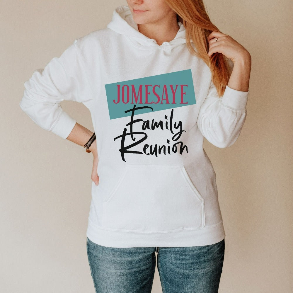 Celebrate family time with this custom matching group hoodie. A perfect souvenir gift idea for lasting memories during time spent with loved ones. Great for family reunion, vacations, summer break camping and other adventures and outdoor activities.