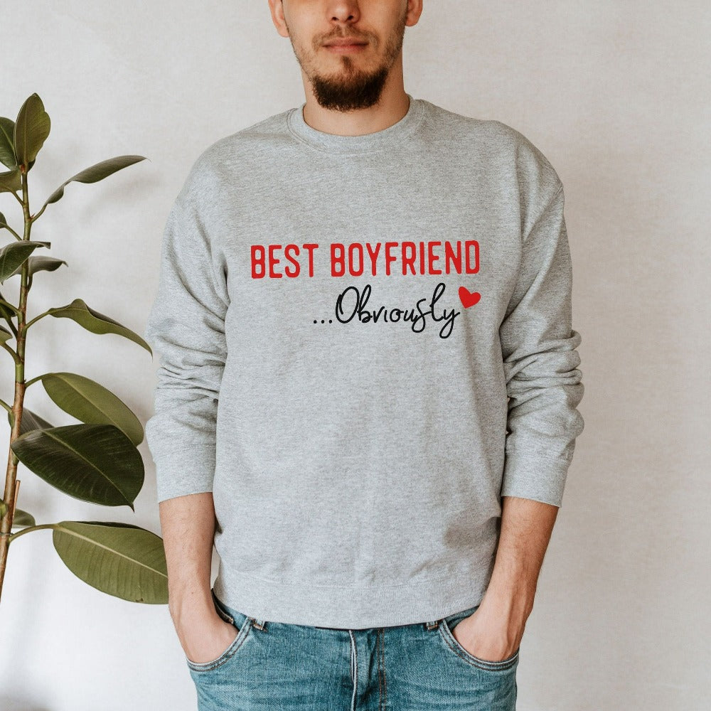 Matching Couple Sweatshirt, Valentine's Day Shirts, Bf Gf Sweater, Him Hers Matching Outfits, Cute Movie Night Shirt for Women, Dating Top