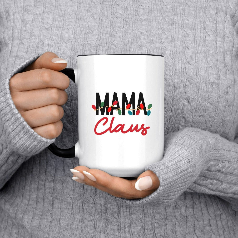 Merry Christmas Coffee Mug for Grammy, Christmas Holiday Family Gift Idea, Hot Chocolate Mug, Holiday Stocking Stuffer, Funny Santa Mug