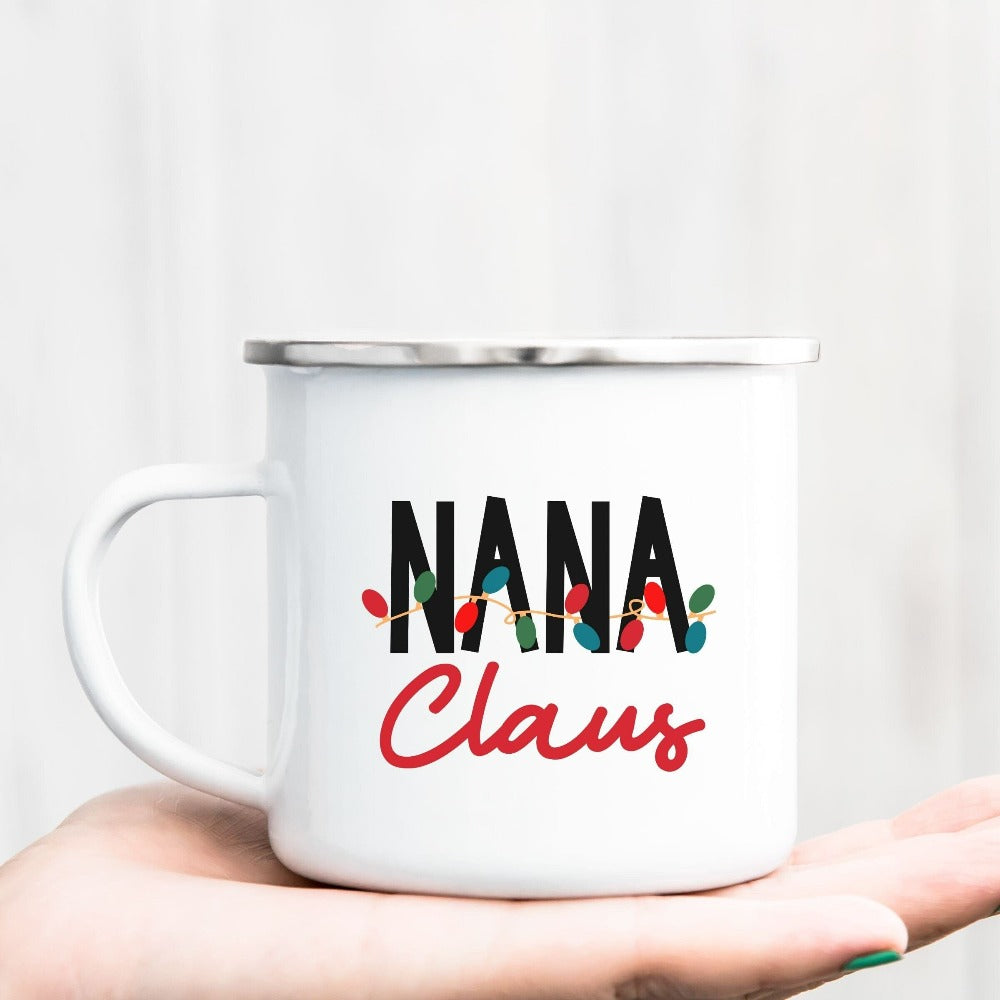 Merry Christmas Coffee Mug for Mom, Christmas Holiday Family Gift Idea, Hot Chocolate Mug, Cute Holiday Stocking Stuffer, Funny Santa Xmas Cup