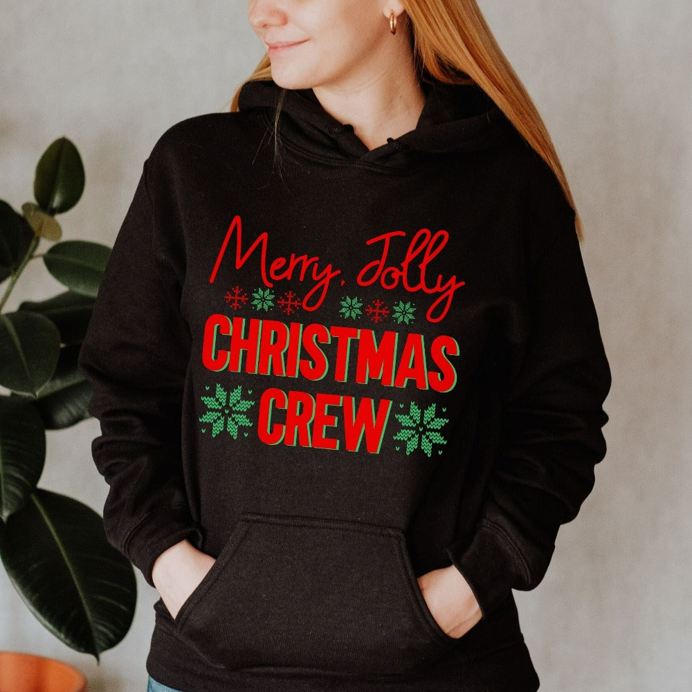 Merry Christmas Family Sweatshirt, Xmas Stocking Stuffer, Christmas Gift for Her, Women's Holiday Sweatshirt, Winter Xmas Top