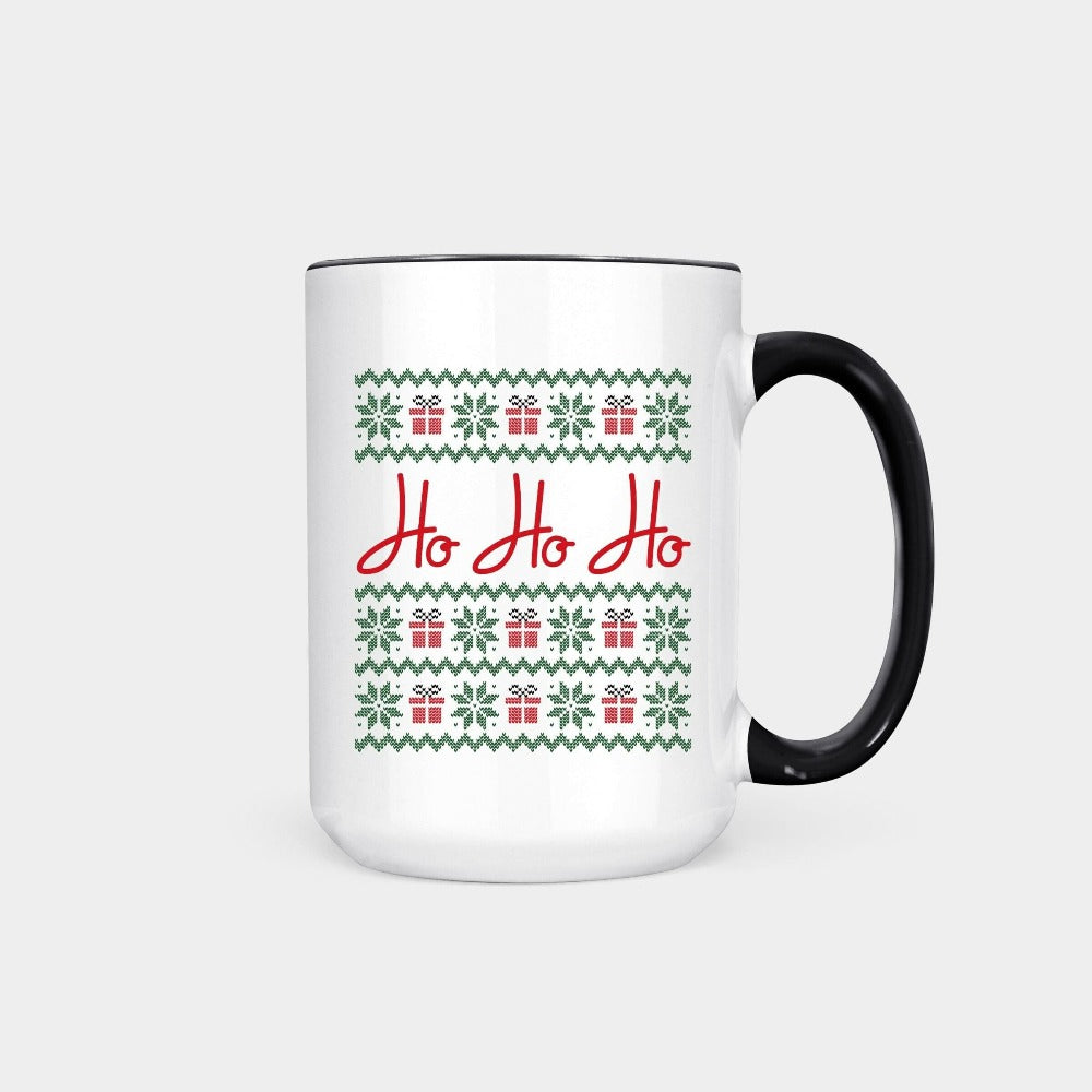 Merry Christmas Gift, Christmas Mug, Xmas Vacation Campfire Cups, Hot Chocolate Mug, Holiday Enamel Mug for Women, Funny Xmas Mug Her, Christmas Coffee Mug