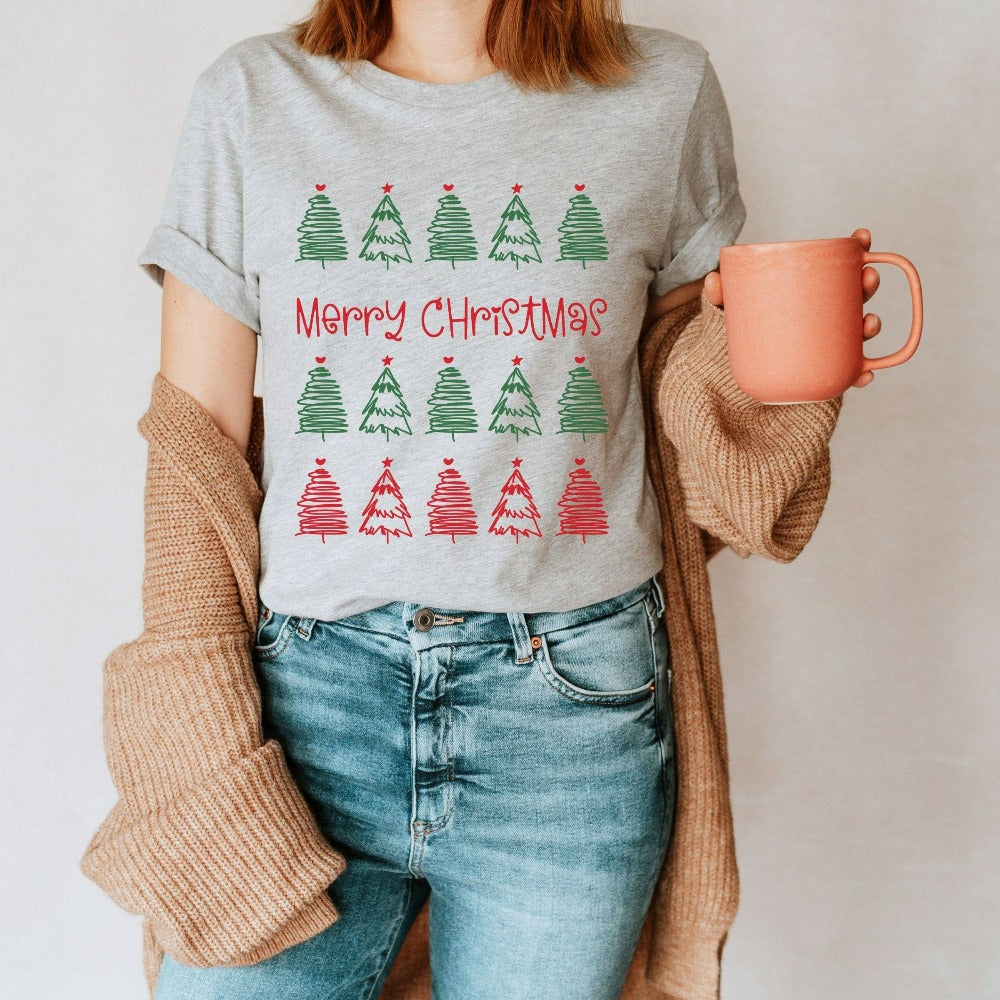 Merry Christmas Gift Ideas, Holiday T-Shirts, Family Xmas Vacation Shirt, Matching Christmas Party Tees, Group Crew Xmas Tees