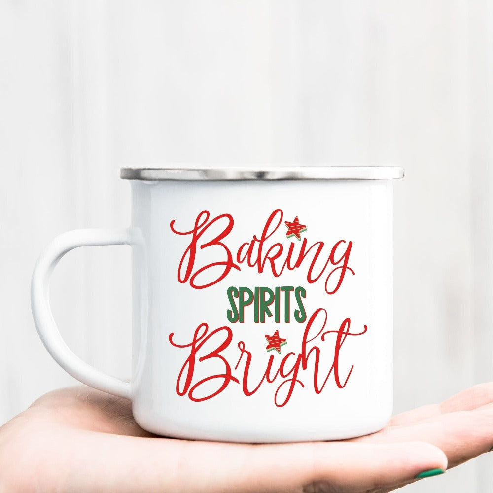 Christmas Mug, Merry Christmas Gifts, Cute Holiday Gifts for Grandma Mother Friend, Funny Xmas Presents for Family, Holiday Camping Cups, Santa Gift 