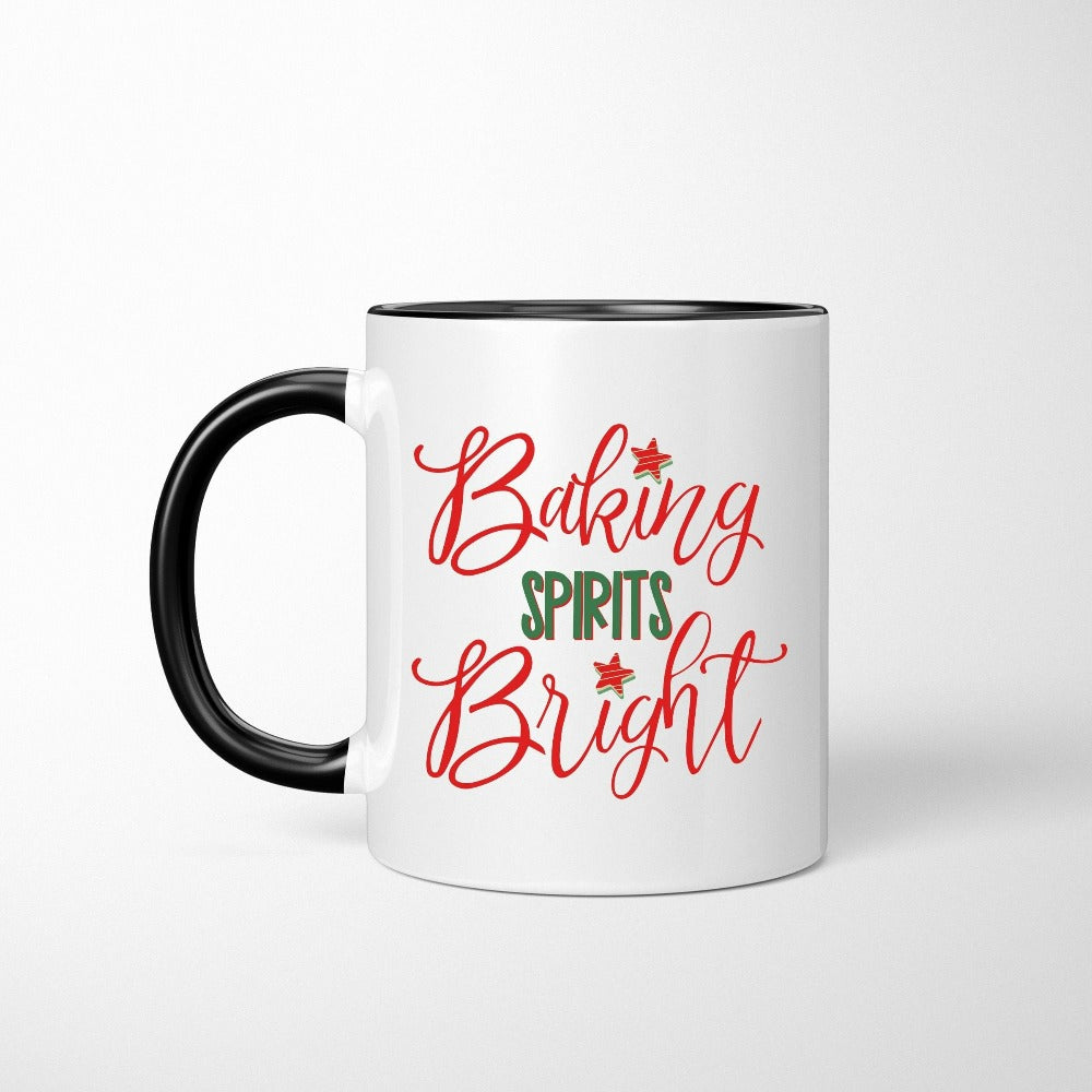 Christmas Mug, Merry Christmas Gifts, Cute Holiday Gifts for Grandma Mother Friend, Funny Xmas Presents for Family, Holiday Camping Cups, Santa Gift