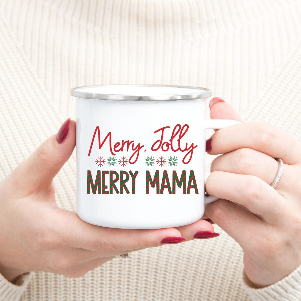 Merry Christmas Mama Mug, Mama Christmas Mug, Cute Xmas Gift for Moms, Christmas Mom Mug, Cute Mama Coffee Mug, Winter Holiday Cups
