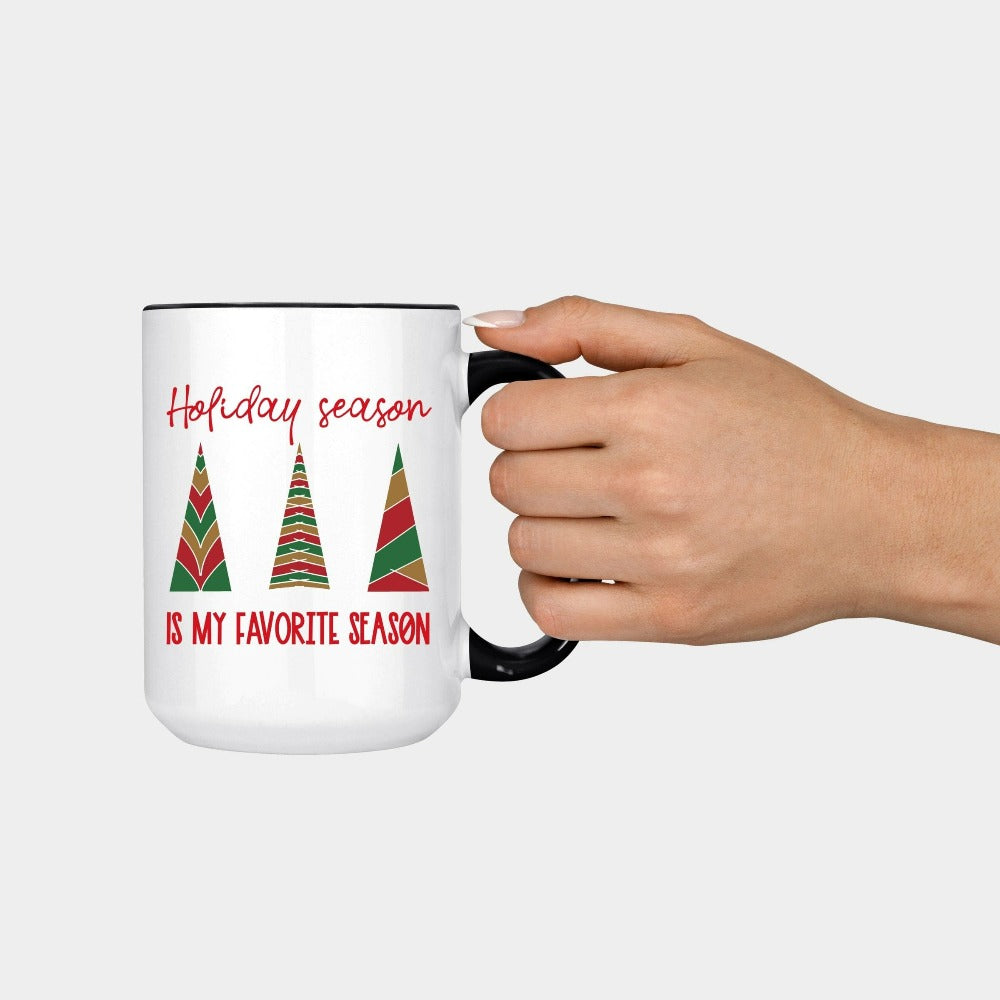 Merry Christmas Mug, Christmas Carol Gift Ideas, Holly Jolly Fa La La Song Coffee Mug, Holiday Hot Chocolate Mug Gift, Xmas Gift Idea 