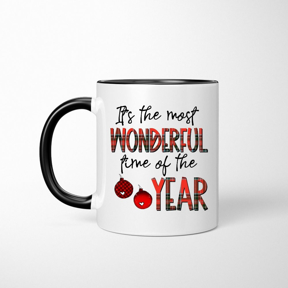 Merry Christmas Mug, Christmas Gift Ideas, Season's Greetings Holiday Presents, Secret Santa Office Staff Party Mug, Stocking Stuffer, Winter Mug