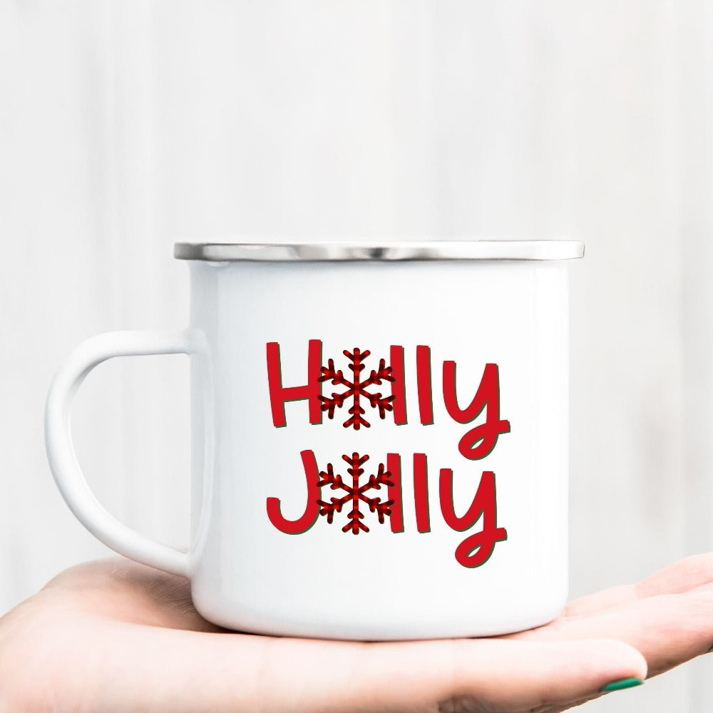 Merry Christmas Mug, Holiday Coffee Mugs, Christmas Gifts for Grandma, Cute Xmas Stocking Stuffer, Office Co-Worker Presents for Lady, Holiday Gift