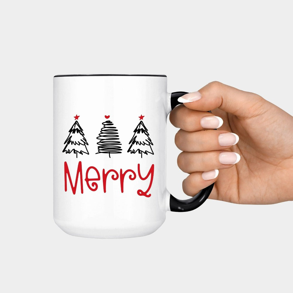 Merry Christmas Mug, Hot Chocolate Mug, Family Reunion Xmas Vacation Cups, Holiday Coffee Mug, Cute Christmas Gift, Xmas Holiday Gift