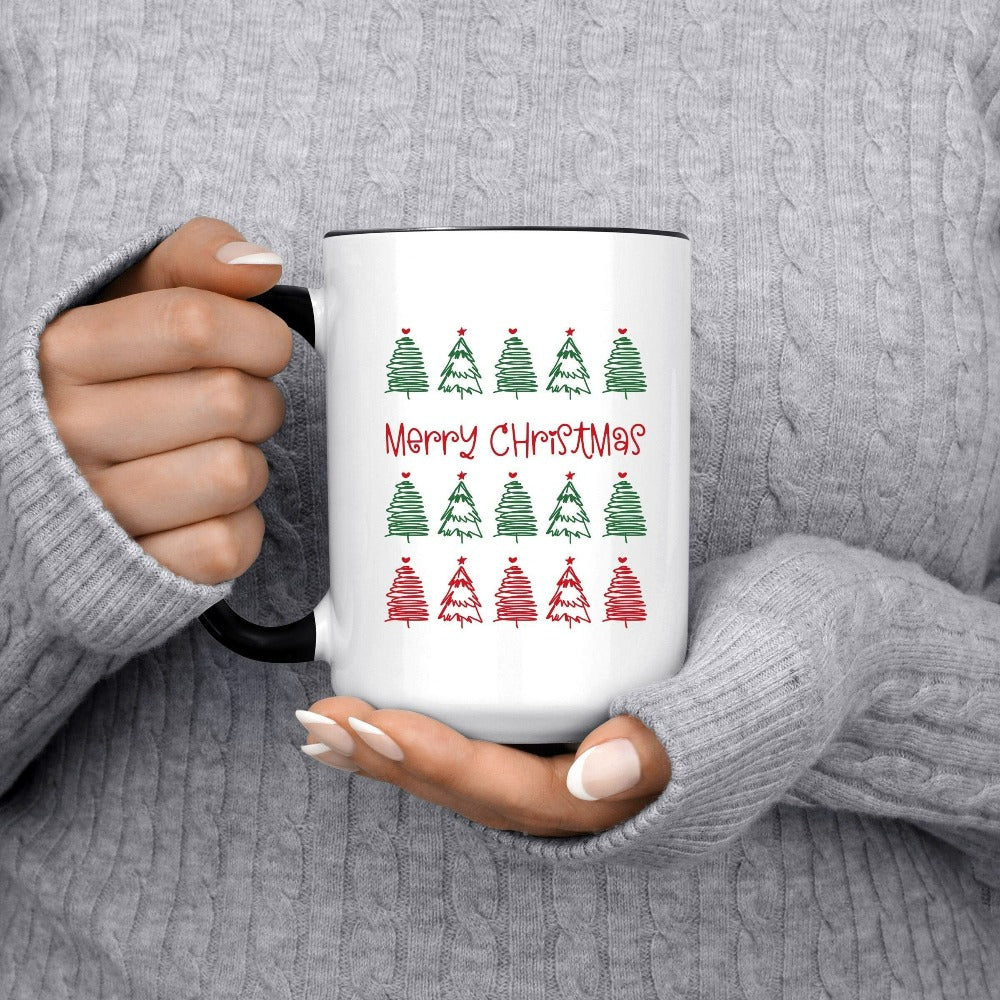 Merry Christmas Mug, Xmas Holiday Coffee Mug, Present for Mom, Family Reunion Christmas Party Cup, Grandma Christmas Mug, Group Gifts