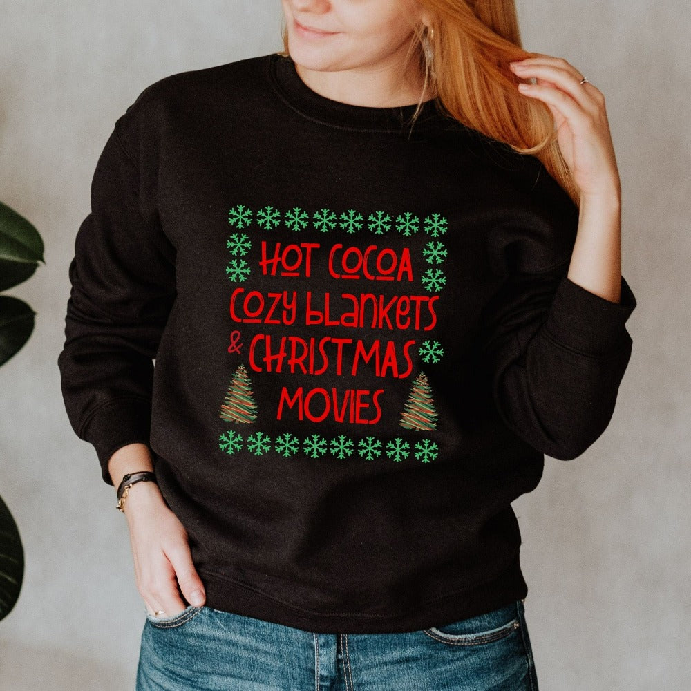 Merry Christmas Sweater, Christmas Holiday Sweatshirt, Xmas vacation Gift, First Christmas Couple Outfit, Cute Matching Family Top