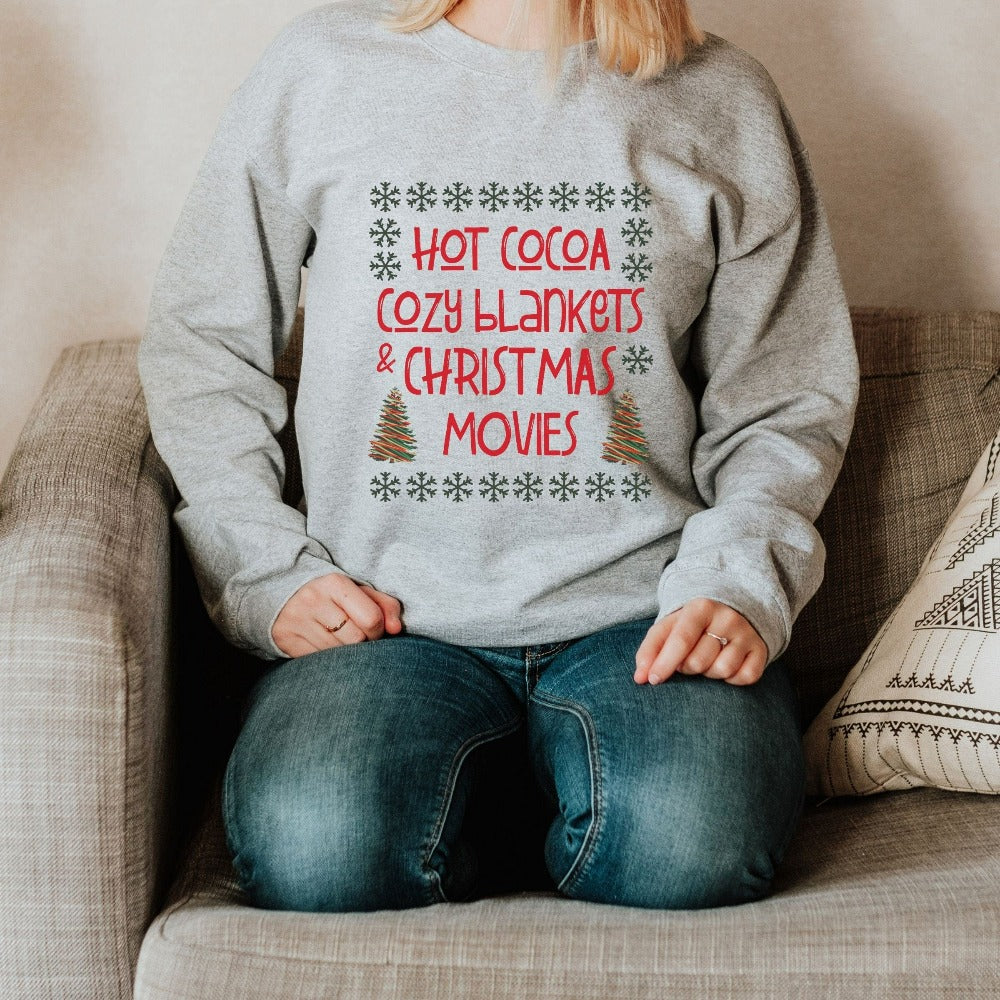 Merry Christmas Sweater, Christmas Holiday Sweatshirt, Xmas vacation Gift, First Christmas Couple Outfit, Cute Matching Family Top