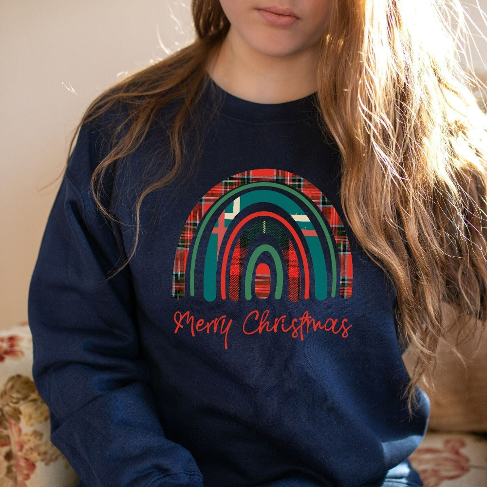 Merry Christmas Sweater, Christmas Holiday Sweatshirts for Women, Christmas Gift, Christmas Matching Shirt, Family Xmas Vacation Tee