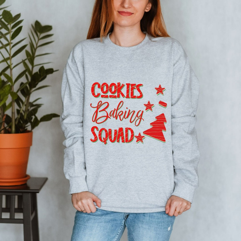 Merry Christmas Sweatshirt, Christmas Gifts, Winter Holiday Xmas Shirts, Funny Christmas Gifts for Baker, Gifts for Grandma, Hohoho, Holiday Sweater