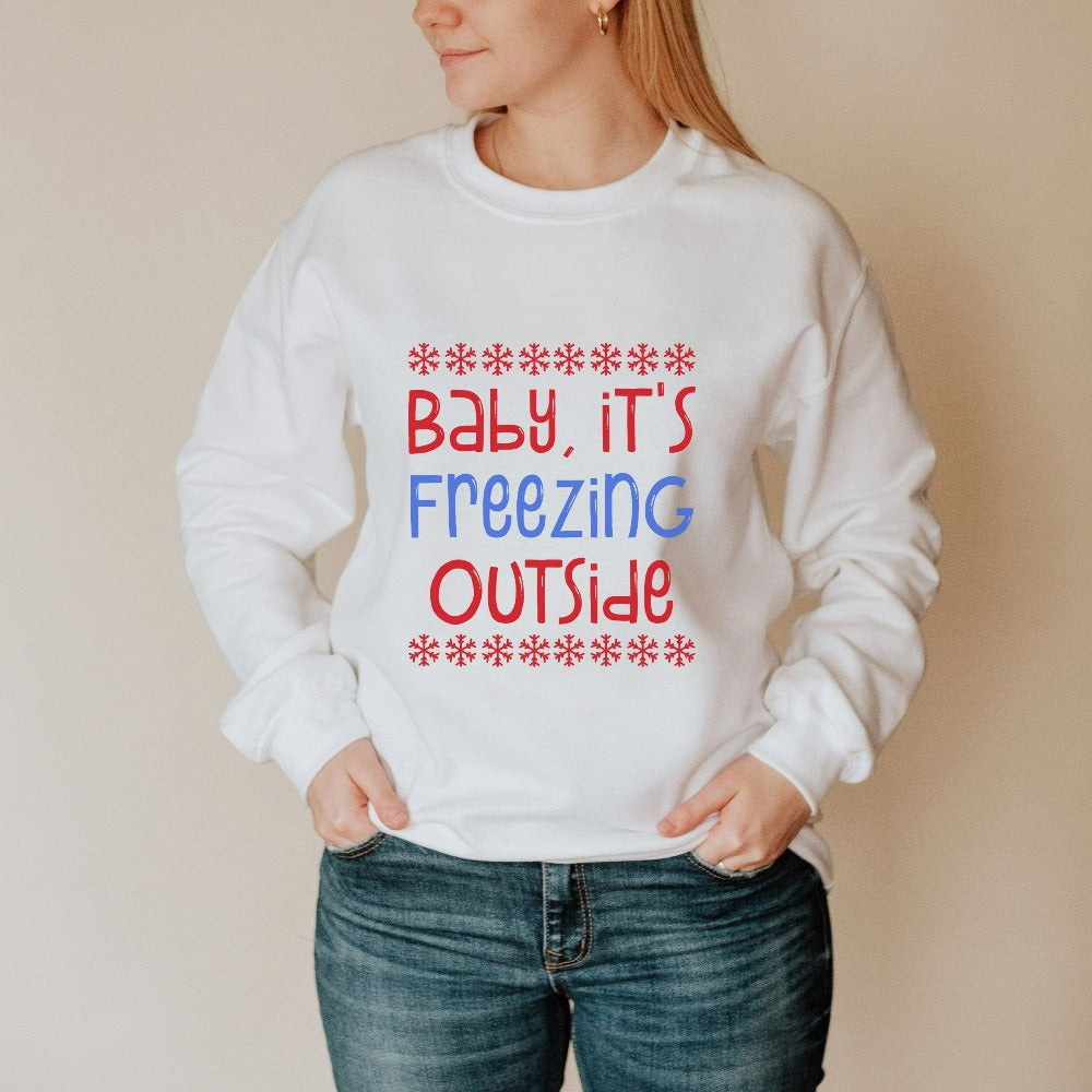 Merry Christmas Sweatshirt, Family Holiday Sweater, Women Christmas Crewneck Sweatshirt, Funny Winter Outfit for Ladies, Xmas Gifts