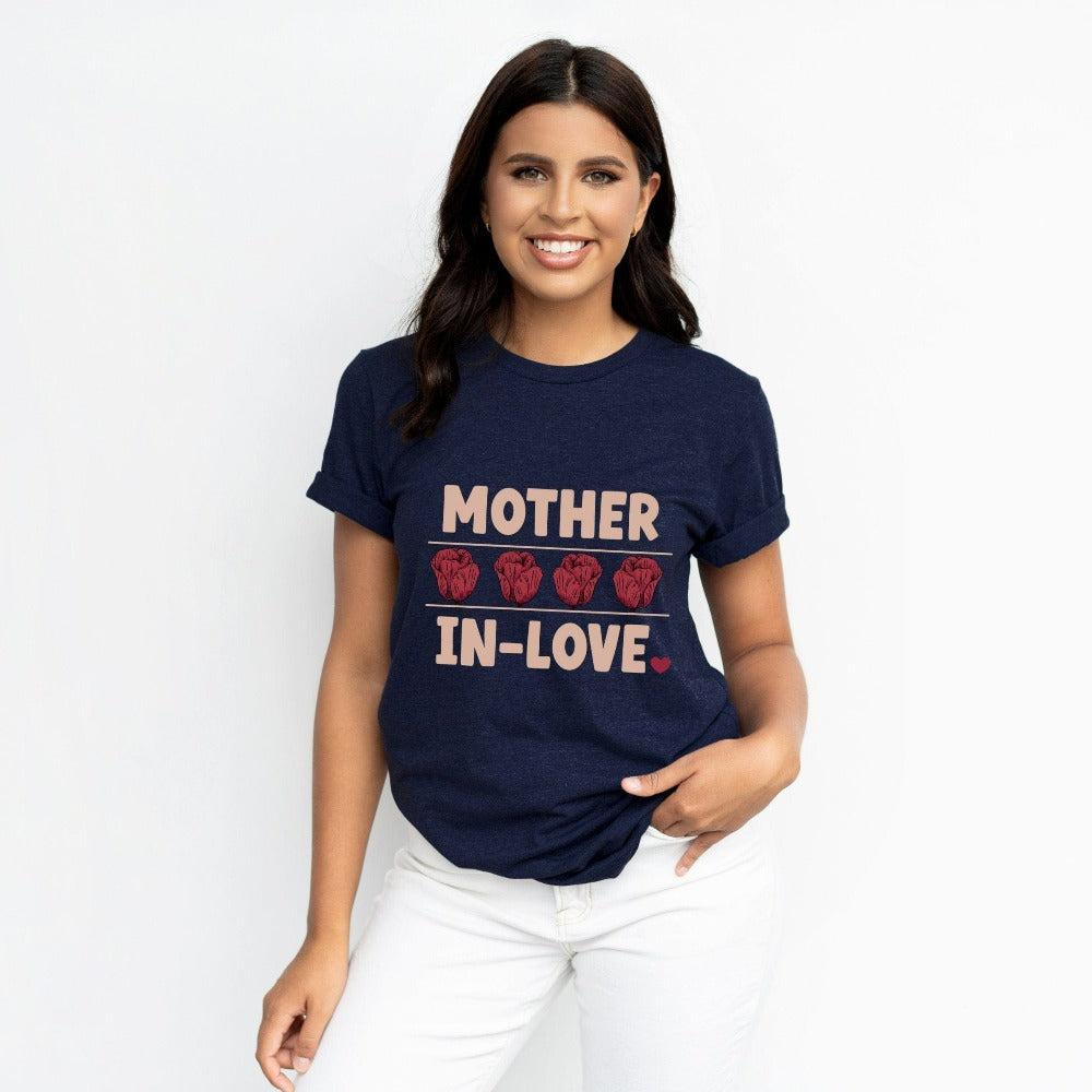Mother's love is always amazing. Let's give this mother t-shirt to our stunning mama, mom, mommy or mother-in-law to show our deepest appreciation for the unending love and care towards her daughter or son. A best ever floral shirt for all the mothers.