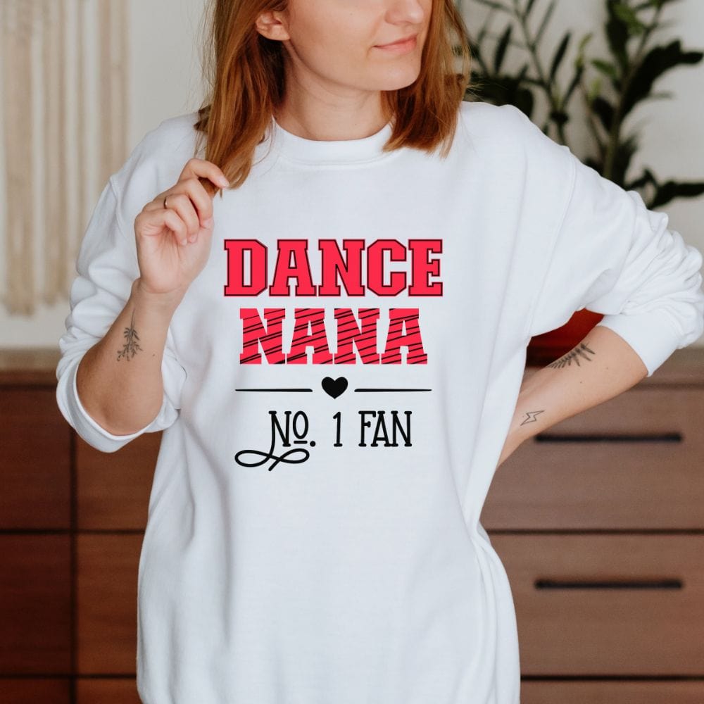 This empowered dance sweatshirt  is a perfect gift idea. It can be used in a music recital, jazz and ballet practice. A cute and trendy sweaters for teen, mom, grandma or granny, daughter and sister for birthday and mother's day.