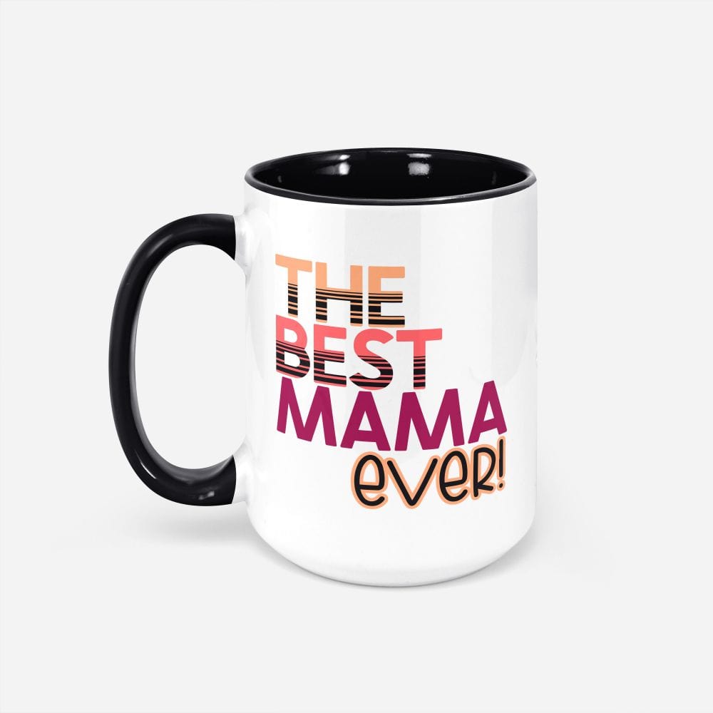 This uplifting best mama ever mug is a best idea present for mother on birthday, mother's day, Christmas and thanksgiving. A home kitchen drinkware that will give a positive affirmation for women like your mom, spouse, sister, daughter and a friend.