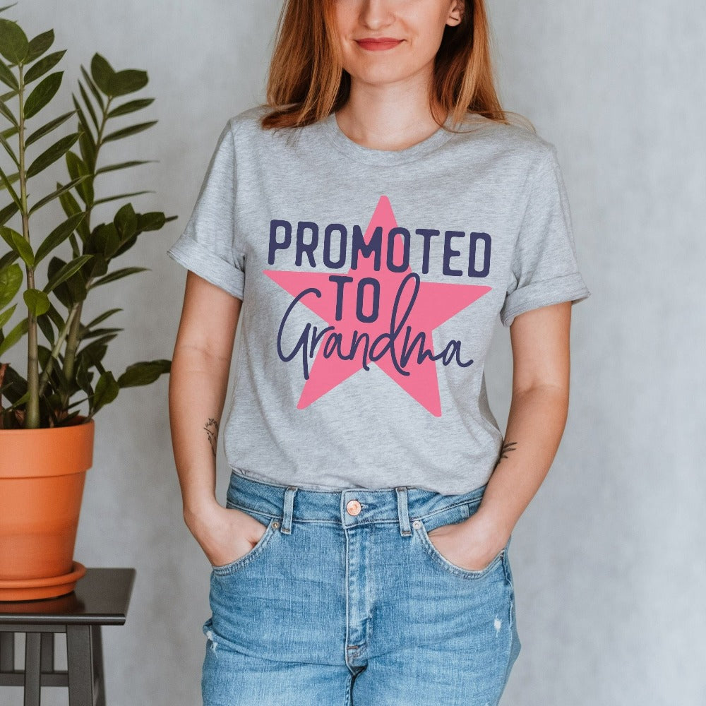 Cute promoted to grandma and grandpa baby announcement gift idea for grand mom and dad. Great for baby shower, family reunion or thanksgiving holiday pregnancy reveal to family. Celebrate the newest grandparents with this thoughtful surprise idea.