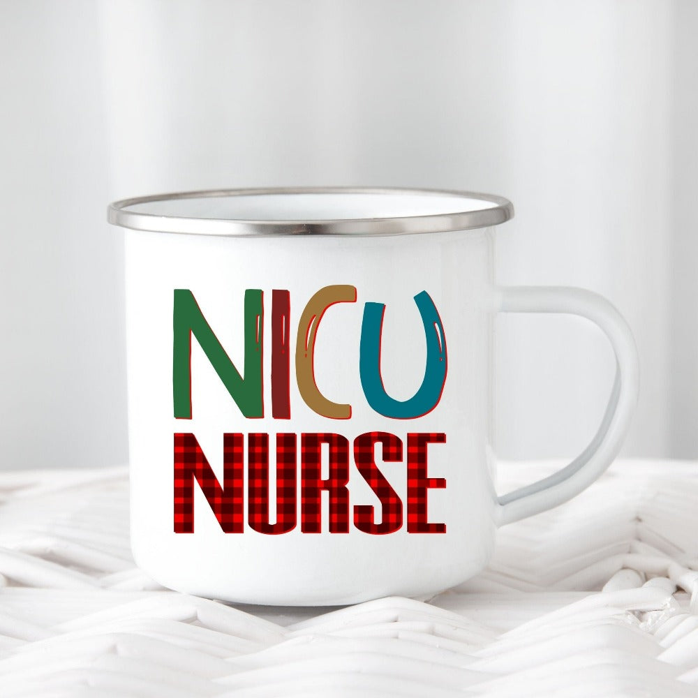 NICU Nurse Christmas Gifts, Nurse Christmas Coffee Mug, Christmas Nurse Crew Cup, Nurse Holiday Mug, Xmas Appreciation Gift for Nurse 