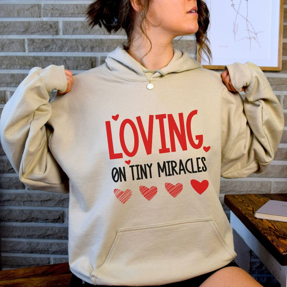 NICU Valentine Sweatshirt, Neonatal Nurse Gift for Valentine's Day, ICU Nurse Crew Valentines Sweater, Pregnancy Announcement Shirt