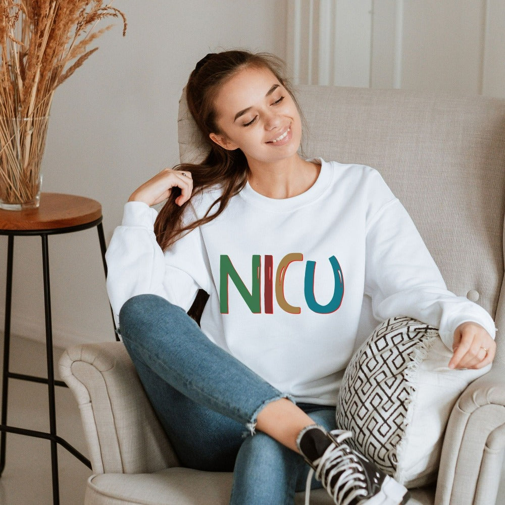 NICU Multi Color Sweatshirt – Jonomea - Main Image