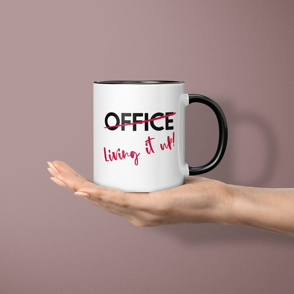 This office work coffee mug is perfect for sippin’ your favorite brewed coffee, tea, and soda drink. The perfect cup to take on your work, work-from-home job, corporate job, gift for work bestie, officemate, co-worker, bosses, and office friend.