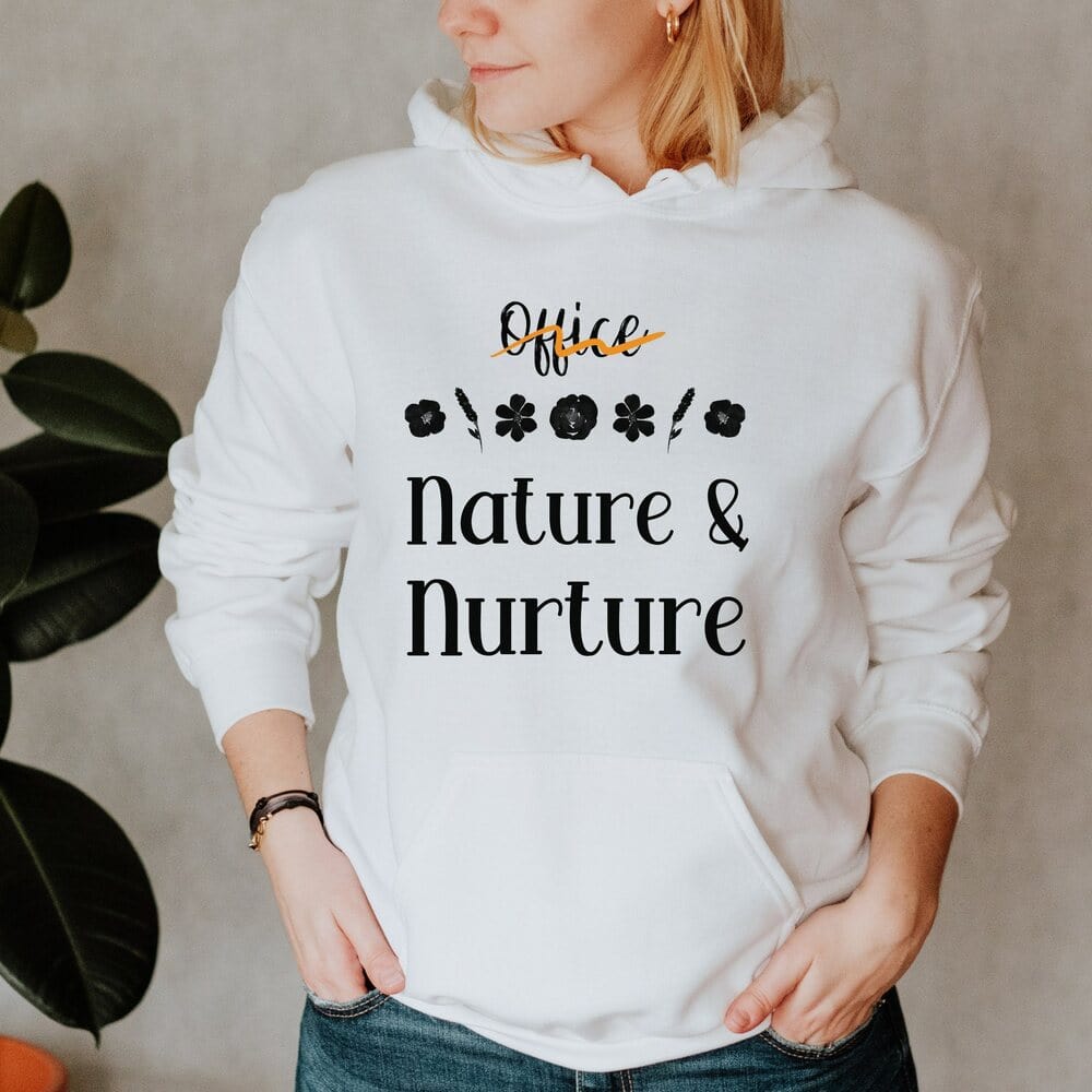 The perfect comfortable work shirt, virtual working t-shirt, and vacation shirt for every employee out there! This home office shirt is the perfect gift idea for admin assistants, girl bosses, and corporate workers for their next gardening-planting session.